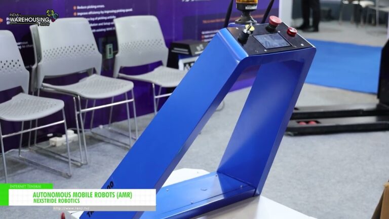 الروبوتات المتنقلة ذاتية التشغيل (AMR) - NEXSTRIDE ROBOTICS [15th Edition of India Warehousing Show 2026]