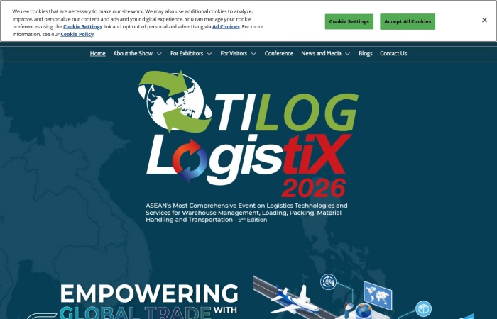 ما هو TILOG-LOGISTIX؟｜معرض دولي للخدمات اللوجستية يجمع أتمتة المستودعات، والأتمتة اللوجستية، وتقنيات Material Handling في تايلاند ومنطقة ASEAN